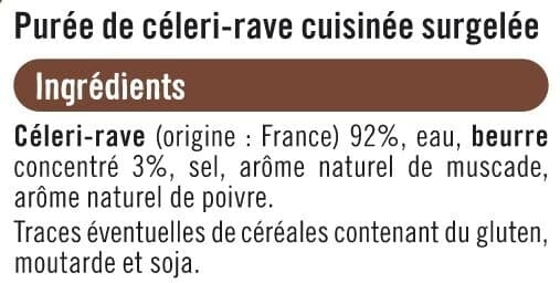 U Purée de céleri 750g packshot