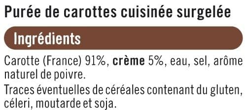 U Purée de carottes 750g packshot