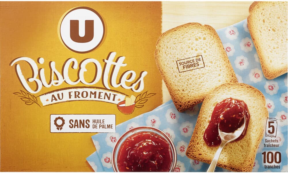 U Biscottes au froment antichoc packshot