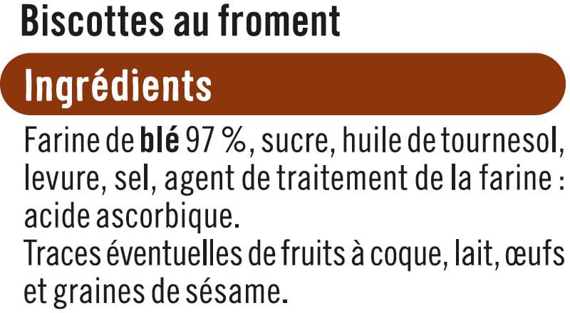 U Biscottes au froment antichoc packshot
