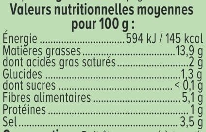 U Olives vertes entières 37cl, 200g packshot