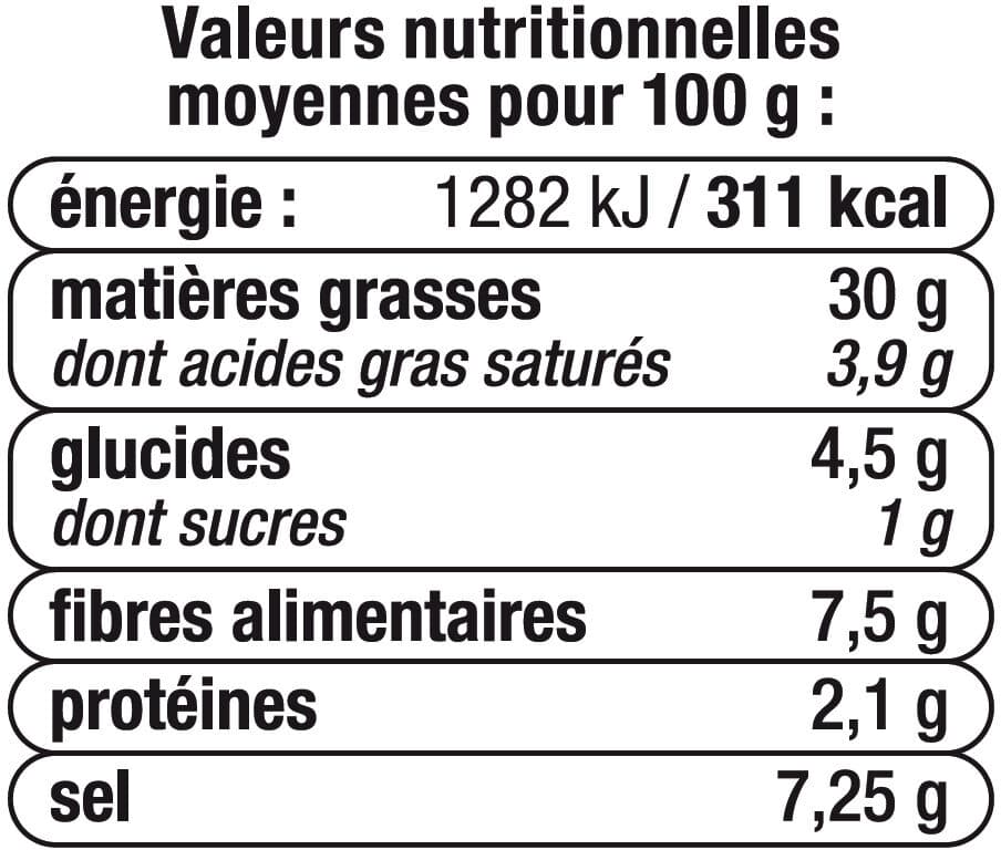 U Olives noires entières façon grecque bocal de 235g packshot