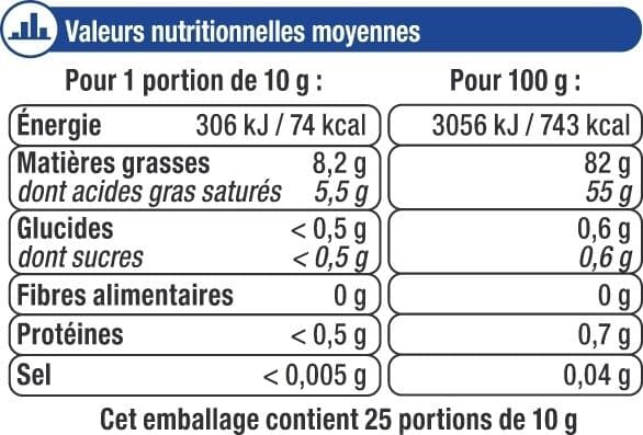 U Beurre moulé de Bretagne doux 82% de MG packshot