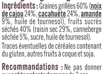 U Mélange cocktail apéritif paquet de 120g packshot