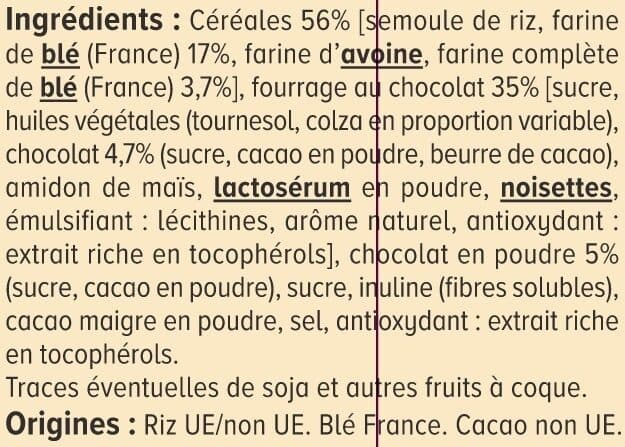 U Céréales chocolatées et fourrées au chocolat - 600g packshot