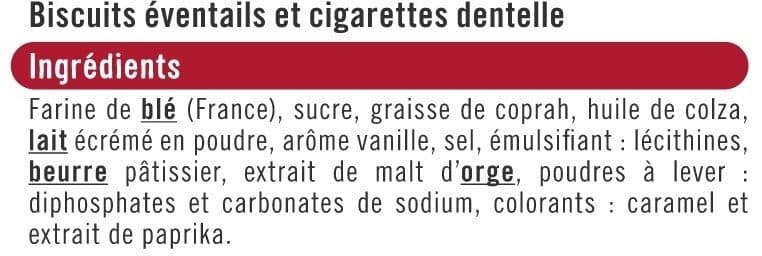 U Assortiment de biscuits dessert paquet de 100g packshot