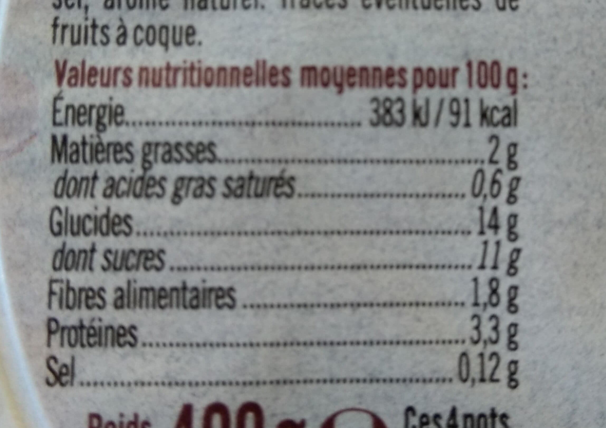 U Spécialité dessert de soja au chocolat 4x100g packshot