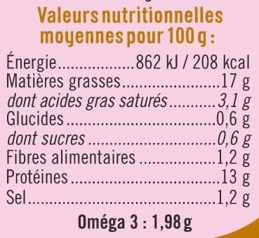 U Filets maquereaux à la moutarde ancienne boîte de 169g packshot
