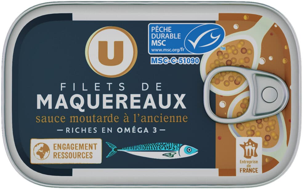 U Filets maquereaux moutarde ancienne packshot