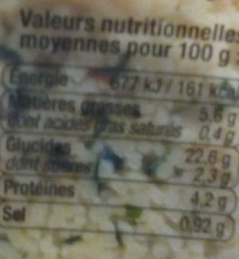 U Taboulé à l'Orientale packshot