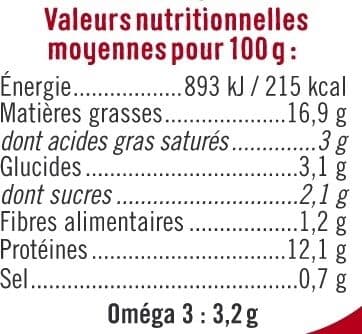U Filets maquereaux sauce tomate basilic 1/4, boîte de 169g packshot