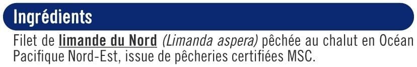 U Filet de limande du Nord MSC 500g packshot