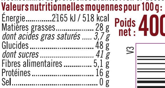 U Chouchou caramélisés 400g packshot