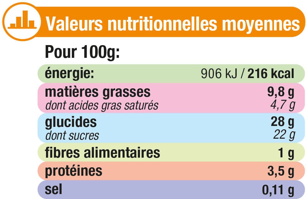 U Glace façon rocher praliné packshot