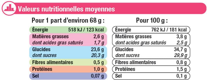 U Vacherin glacé vanille framboise 545g packshot