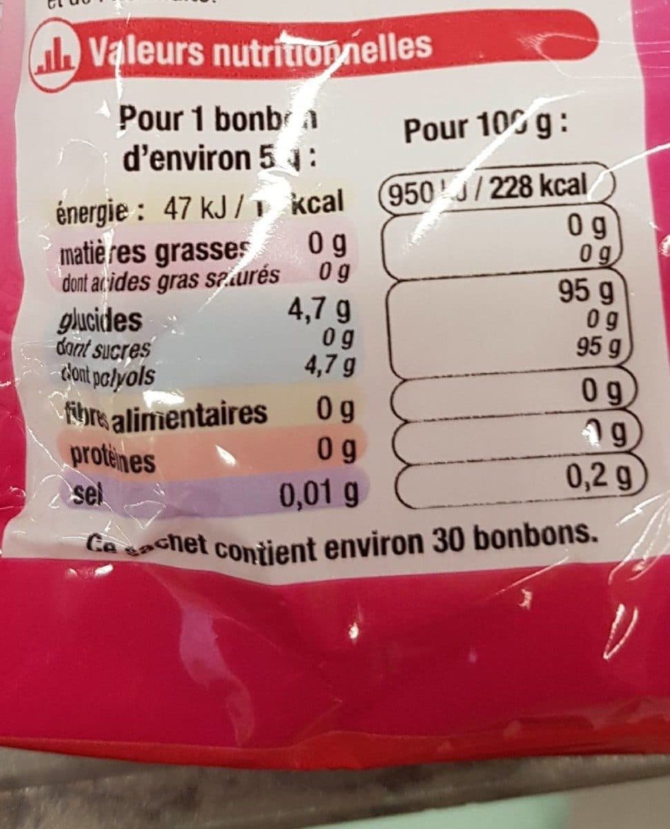 U Bonbons Sans Sucre Aux Fruits U, packshot