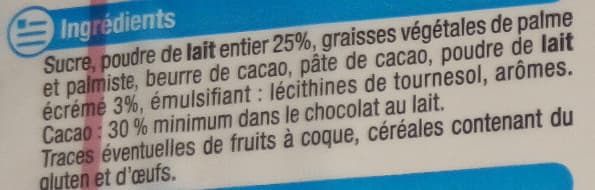 U Barres fourrées lait packshot