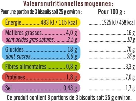 U Petit Beurre aux pépites de chocolat paquet de 200g packshot