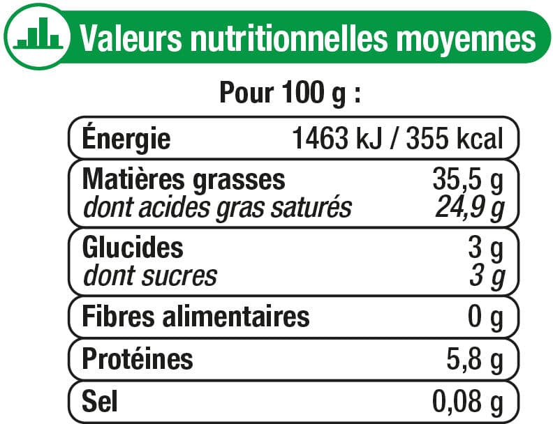 U Mascarpone au lait pasteurisé 36%, 500g packshot
