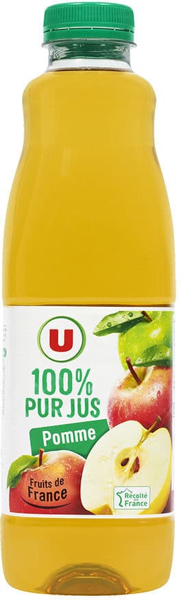 U Pur jus de pomme packshot