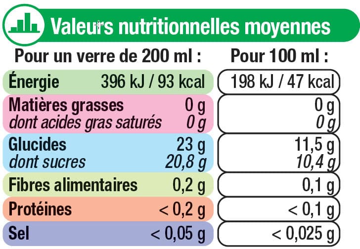 U Pur jus de pomme packshot