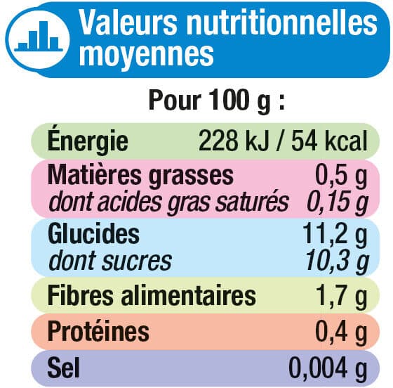 U Purée de fruits aux pommes poires sans sucres ajoutés packshot