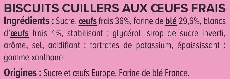 U Biscuits cuillers degustations 150g packshot