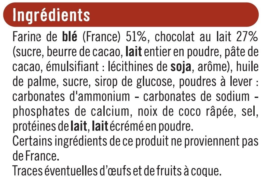 U Biscuits Sablés nappés au chocolat au lait étui de 200g packshot