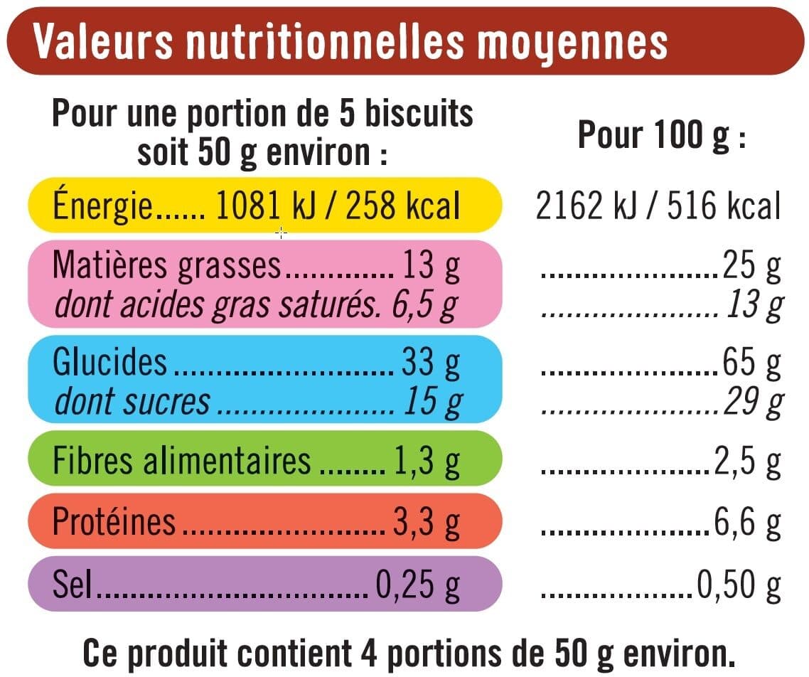 U Biscuits Sablés nappés au chocolat au lait étui de 200g packshot