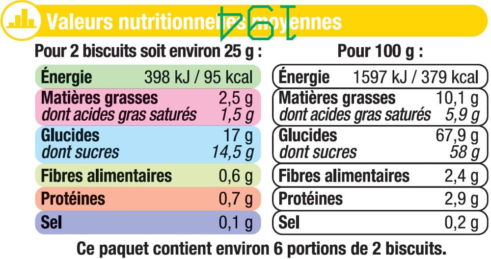 U Biscuits fourrés au citron nappés de chocolat packshot