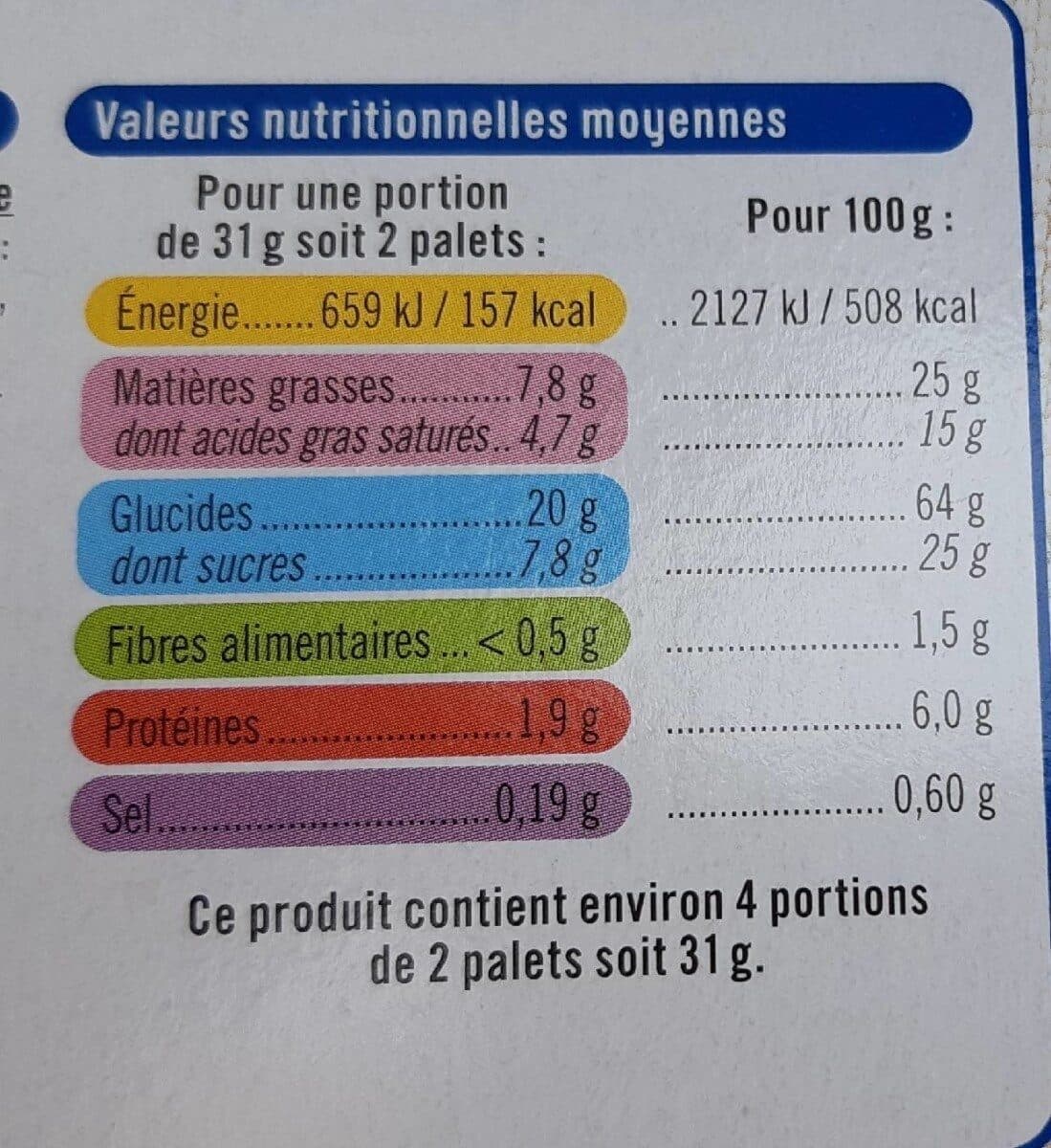U Palets bretons pur beurre packshot