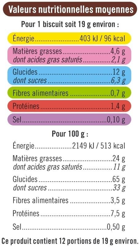 U Gâteau P'tits fourrés au chocolat 225g packshot