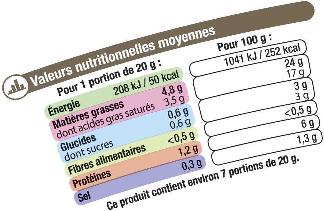 U Fromage au poivre au lait pasteurisé 24%MG packshot