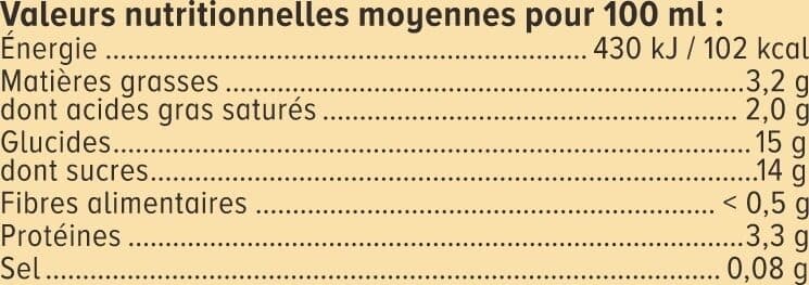 U Crème anglaise saveur vanille packshot