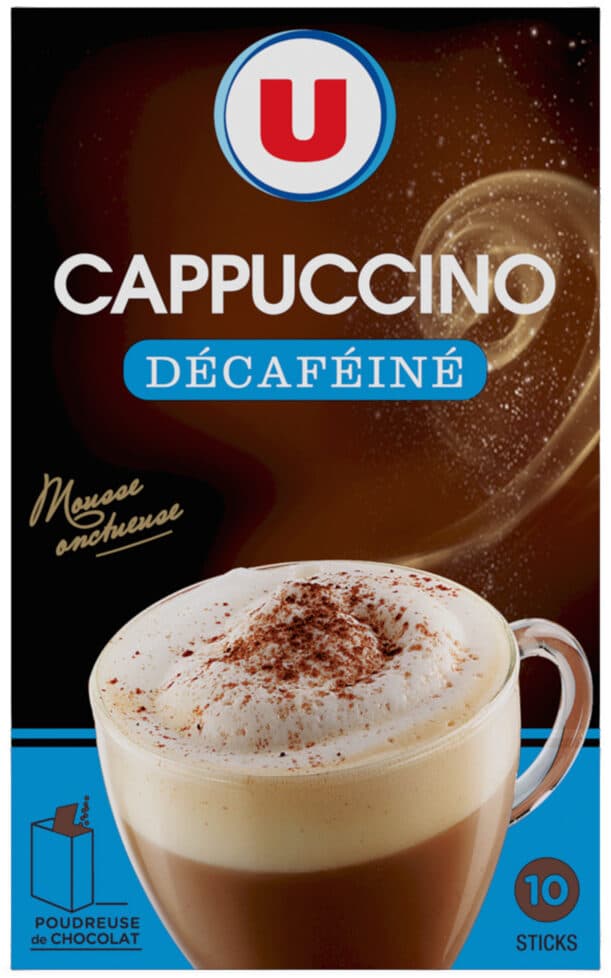 U Cappuccino décaféiné packshot