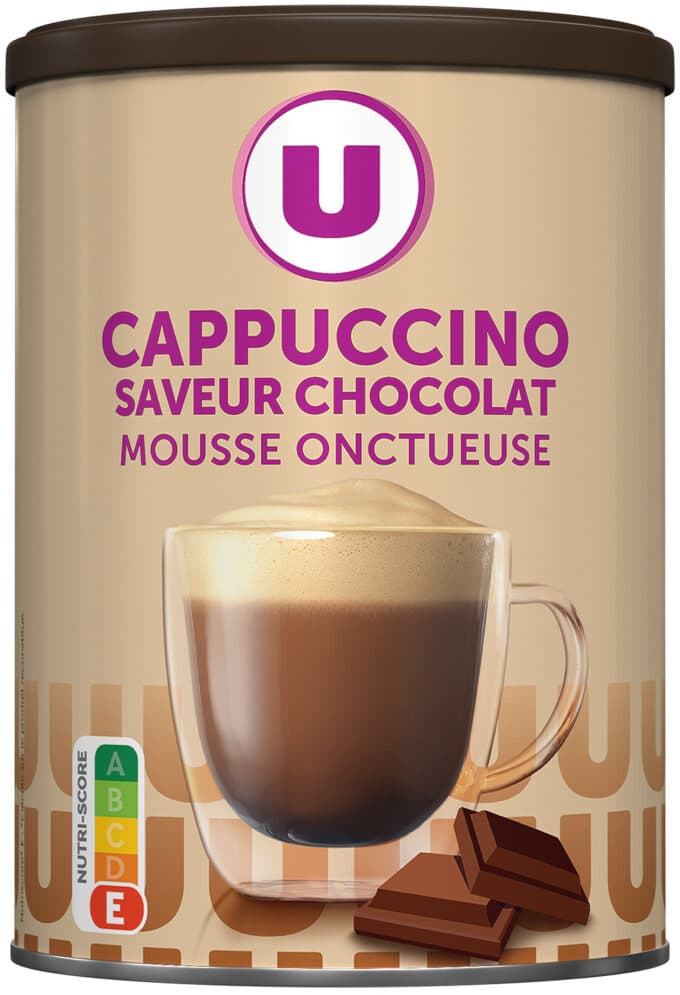U Café soluble CAPPUCCINO SAVEUR CHOCOLAT - 360g packshot