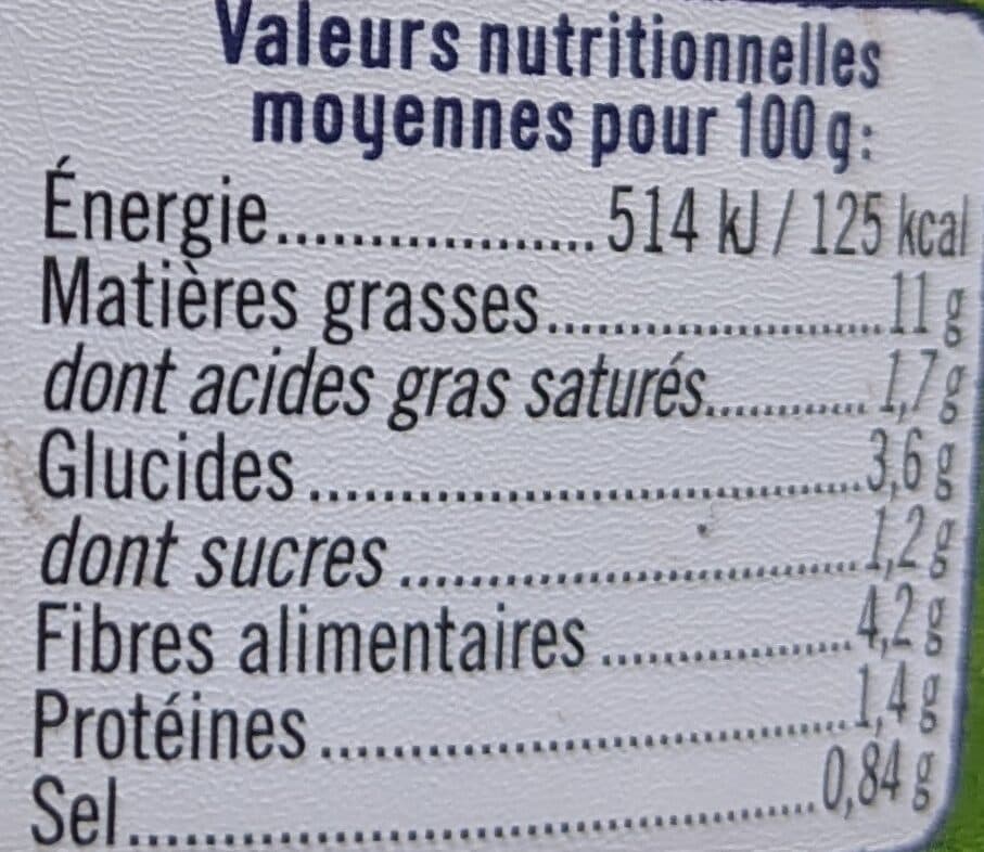 U Guacamole à base d'avocat frais packshot