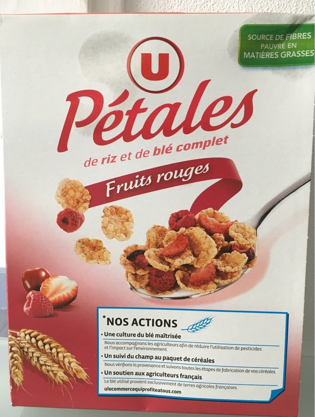 U Pétales Fruits Rouges packshot