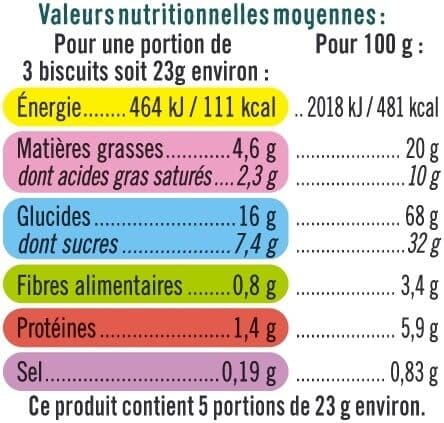 U Palets dorés noix de coco 125g packshot