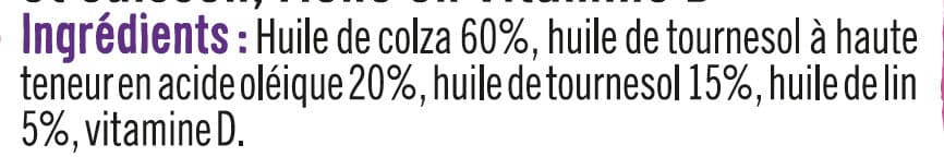Magasin U Huile Melange 4 Huiles, vitamine D, bidon de 2 litres packshot