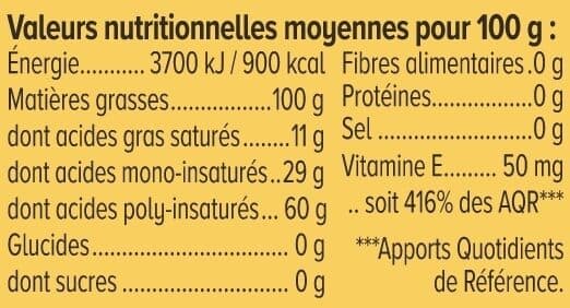 U Huile de tournesol Bouteille 3L packshot