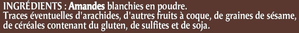 U Amande en poudre, barquette 2x62,5g packshot