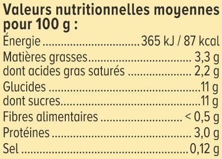 U Yaourt nature au sucre de canne 4x125g packshot