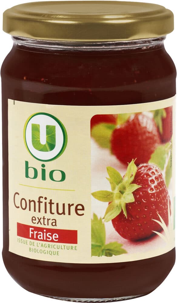 U Confiture de fraises packshot