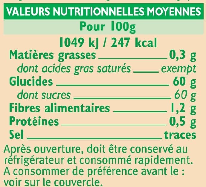 U Confiture d'abricots packshot