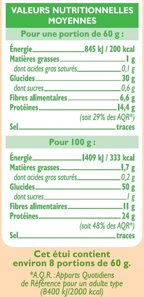 U Lentilles vertes packshot