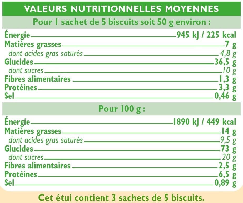 U Biscuits petit beurre bio paquet de 150g packshot