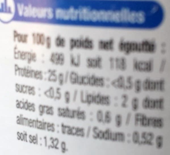 U Thon au Naturel - U packshot