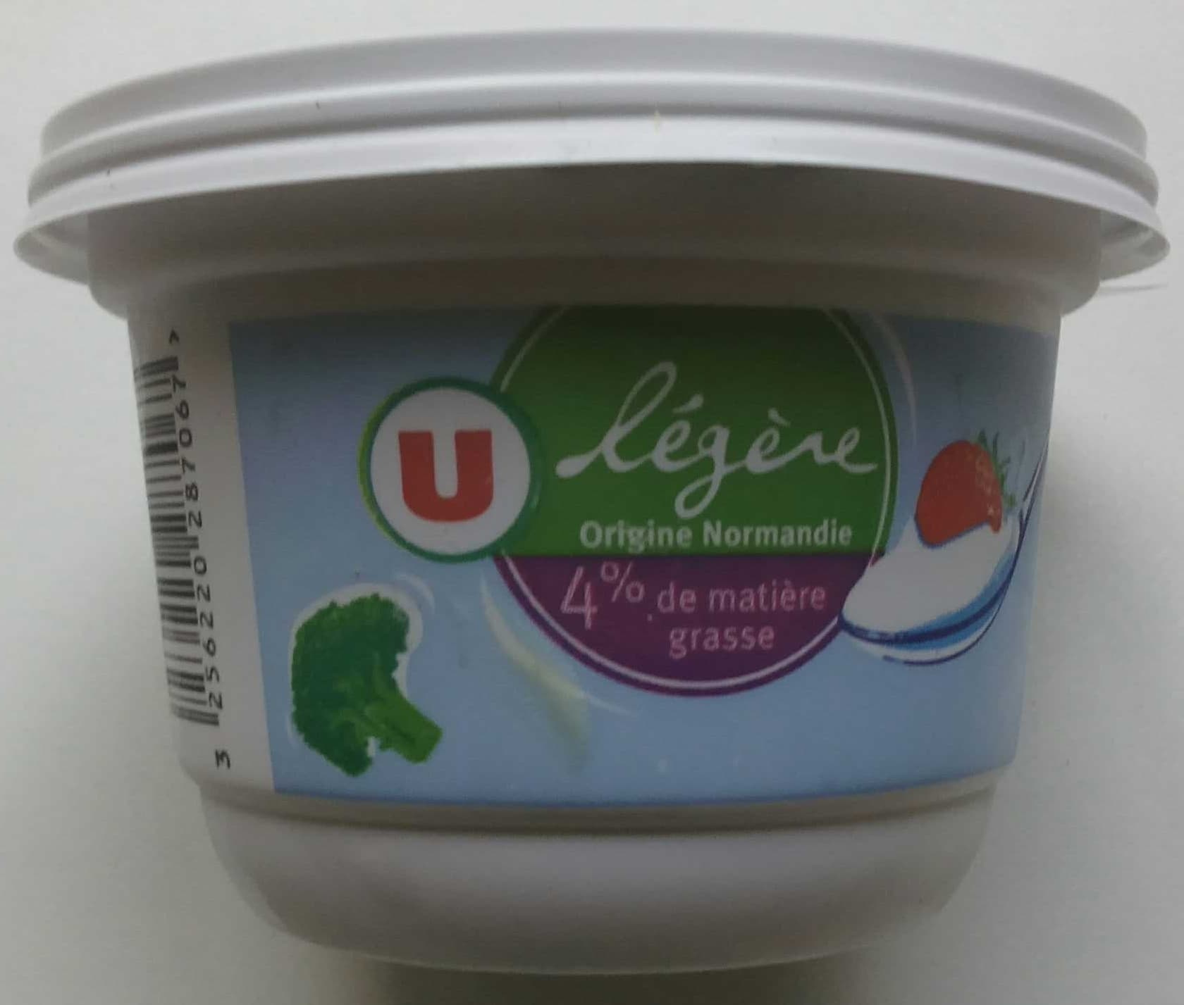 U Légère 4% de matière grasse packshot