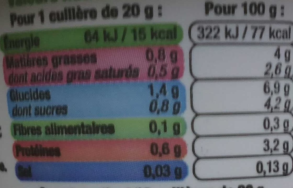 U Légère 4% de matière grasse packshot